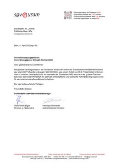  Verordnungspaket Umwelt Herbst 2022