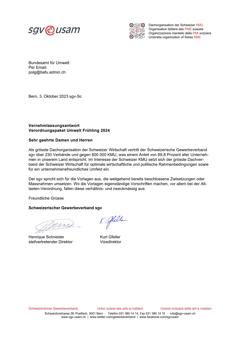  Verordnungspaket Umwelt Frühling 2024