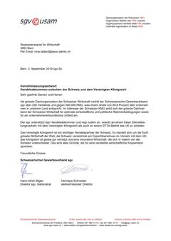  Handelsabkommen zwischen der Schweiz und dem Vereinigten Königreich