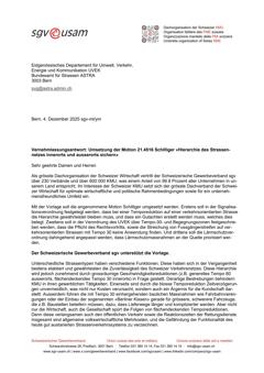  Umsetzung der Motion 21.4516 Schilliger «Hierarchie des Strassennetzes innerorts und ausserorts sichern»