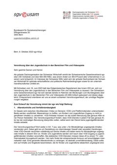  Verordnung über den Jugendschutz in den Bereichen Film und Videospiele