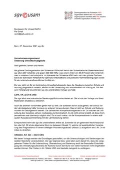  Änderung Umweltschutzgesetz