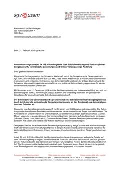  Bundesgesetz über Schuldbetreibung und Konkurs (Betreibungsauskunft, elektronische Zustellungen und Online-Versteigerung). Änderung