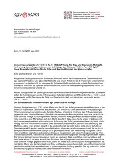  16.451 Pa.Iv. NR Egloff Hans. Für Treu und Glauben im Mietrecht. Anfechtung des Anfangsmietzinses nur bei Notlage des Mieters; 17.493 Pa.Iv. NR Egloff Hans. Beweisbare Kriterien für die Orts- ...